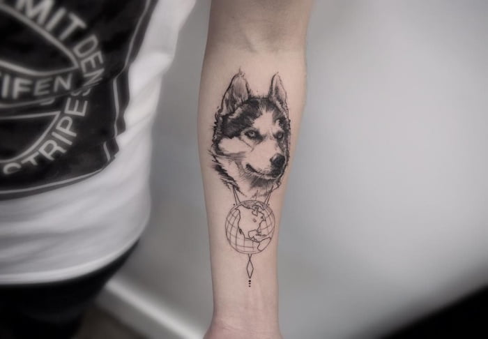 199 Mẫu hình xăm chó sói ý nghĩa và đẹp nhất hiện nay  Tatuagens para  homens Lobo tatuagem Arte de tatuagem
