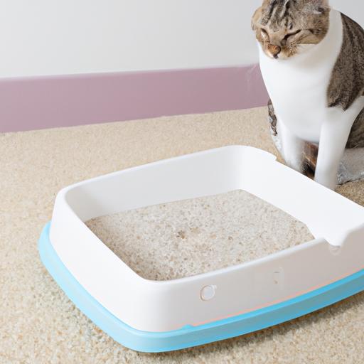 Mèo đi vệ sinh trong hộp cát không lấp