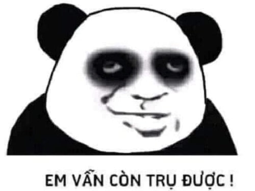 Meme gấu panda nói: để xem mày làm gì tao