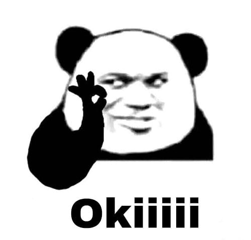 Meme panda Okiiii