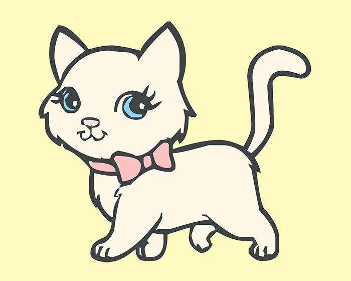 Ảnh mèo cute hoạt hình, hình mèo cute anime dễ thương nhất - META.vn